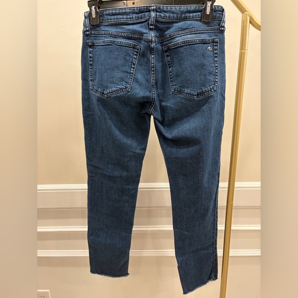 rag & bone Dre Low Rise Slim Boyfriend Women's Blue Jeans Size 26 - Picture 4 of 13